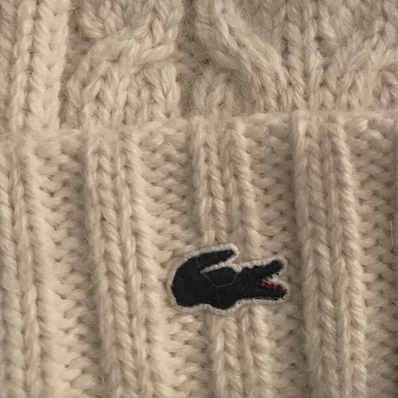 Unisex Alligator Lacoste alpaca Knit Beanie. - Picture 3 of 6